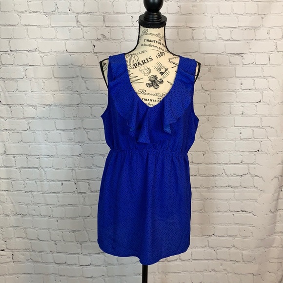 Motherhood Maternity Tops - Motherhood Maternity / Ruffle Sleeveless blouse